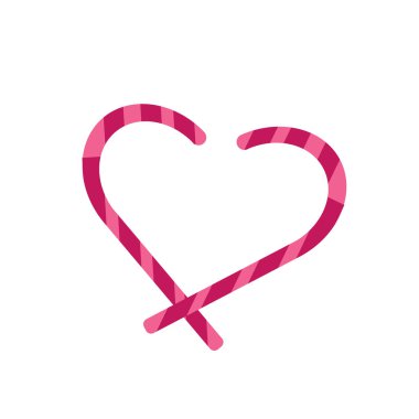 Web ve mobil uygulaması tasarımı, tatlı logo kavramı için beyaz arka plan üzerinde izole tatlı simge vektör