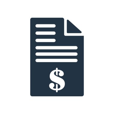 Beyaz arka plan üzerinde sözleşme şeffaf işareti izole sözleşme simge vektör