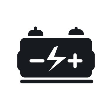 Web ve mobil uygulaması tasarımı, jeneratör logosu kavramı için beyaz arka plan üzerinde izole jeneratör simge vektör