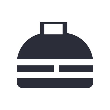 Office evrak çantası simge vektör web ve mobil uygulaması tasarımı, Office evrak çantası logo kavramı için izole üzerinde beyaz arka plan