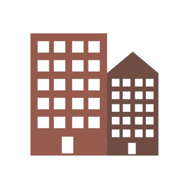 Web ve mobil uygulaması tasarım, Kurumsal logo kavramı için beyaz arka plan üzerinde izole kurumsal simge vektör