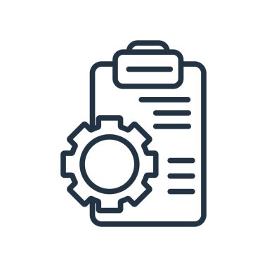 Beyaz arka plan üzerinde yönetim şeffaf işareti izole yönetimi simge vektör