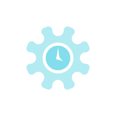 Zaman simge vektör web ve mobil uygulaması tasarımı, zaman logo kavramı için izole üzerinde beyaz arka plan