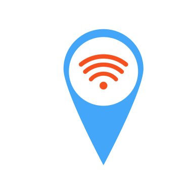WiFi sinyal simge vektör web ve mobil uygulaması tasarımı, Wifi sinyal logo kavramı için izole üzerinde beyaz arka plan