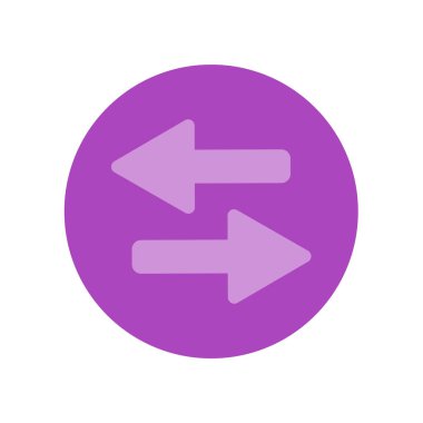 Ticaret simge vektör web ve mobil uygulaması tasarımı, ticaret logo kavramı için izole üzerinde beyaz arka plan