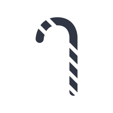 Web ve mobil uygulaması tasarımı, logo kavramı şeker sopa Noel beyaz arka plan üzerinde izole simge vektör Noel candy sopa