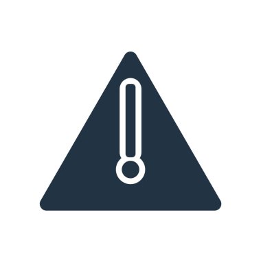 Uyarı simgesi üzerinde izole beyaz arka plan, uyarı şeffaf işareti vektör