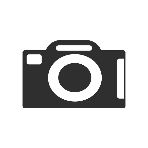Vecteur Icône Vue Face Caméra Isolé Sur Fond Blanc Pour — Image vectorielle