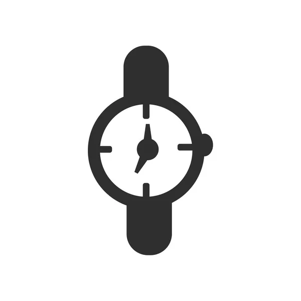 Reloj Pulsera Icono Vector Aislado Fondo Blanco Para Diseño Web — Archivo Imágenes Vectoriales