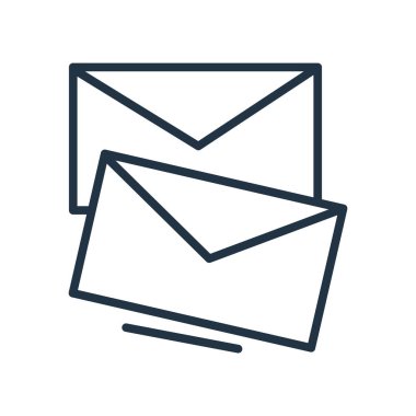 Beyaz arka plan üzerinde ileti şeffaf işareti izole ileti simge vektör