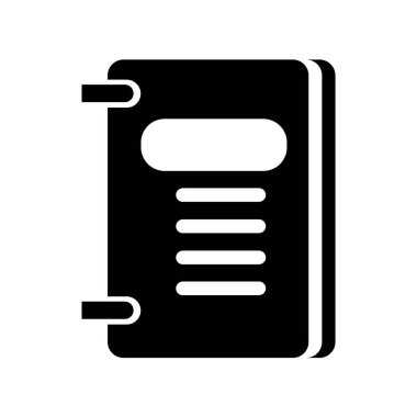 Web ve mobil uygulaması tasarımı, gündem logo kavramı için beyaz arka plan üzerinde izole gündem simge vektör