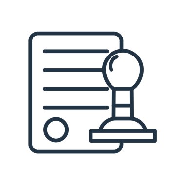 Beyaz arka plan üzerinde damga şeffaf işareti izole damga simge vektör