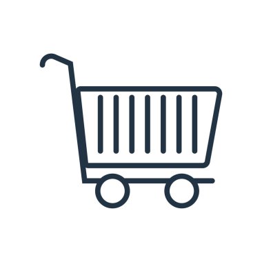 Beyaz arka plan üzerinde Shop şeffaf kayıt izole dükkanı simge vektör