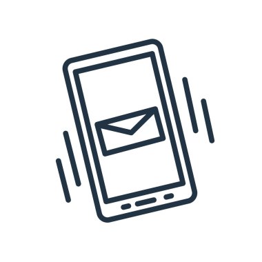 Beyaz arka plan üzerinde ileti şeffaf işareti izole ileti simge vektör