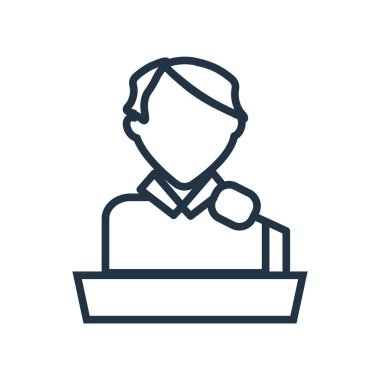 Beyaz arka plan üzerinde hoparlör şeffaf işareti izole hoparlör simge vektör