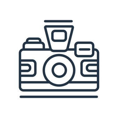 Beyaz arka plan üzerinde fotoğraf şeffaf işareti izole fotoğraf simge vektör