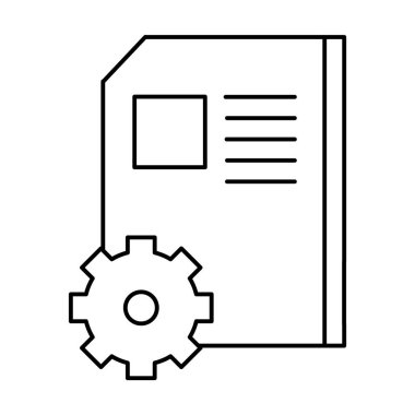 Web ve mobil uygulaması tasarımı, defter logo kavramı için beyaz arka plan üzerinde izole defter simge vektör