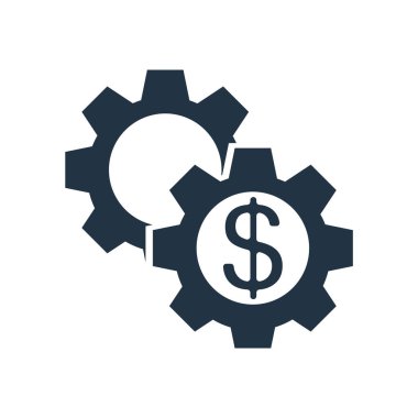 Beyaz arka plan üzerinde ayarları şeffaf işareti izole ayarları simge vektör