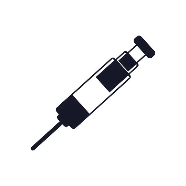 Vecteur Icône Vaccin Isolé Sur Fond Blanc Pour Conception Votre — Image vectorielle