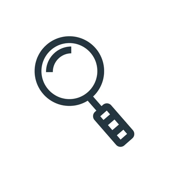 Vyhledávací Ikona Vektor Izolovaných Bílém Pozadí Pro Váš Web Mobilní — Stockový vektor