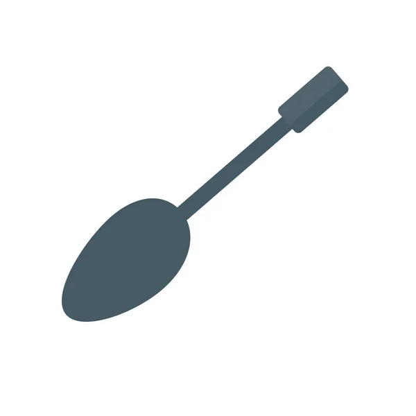 Web およびモバイル アプリの設計スプーン ロゴのコンセプト 白い背景で隔離のスプーンのアイコン ベクトル — ストックベクタ