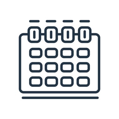 Beyaz arka plan üzerinde tarihi şeffaf işareti izole tarihi simge vektör