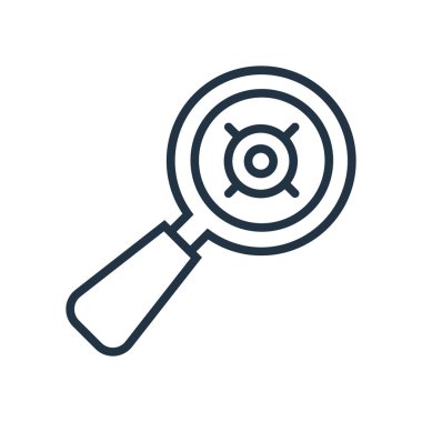 Beyaz arka plan üzerinde seçici şeffaf işareti izole seçici simge vektör