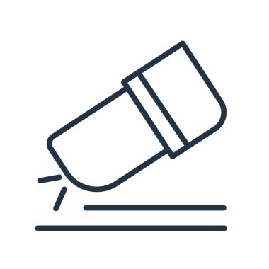 Beyaz arka plan üzerinde müzik şeffaf işareti izole müzik simge vektör