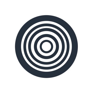 Gramofon kaydı simge vektör web ve mobil uygulaması tasarımı, gramofon kaydı logo kavramı için izole üzerinde beyaz arka plan