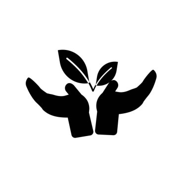 Bitki bir ağaç simgesiyle vektör web ve mobil uygulaması tasarımı, bitki bir ağaç logo kavramı üzerinde izole beyaz arka plan