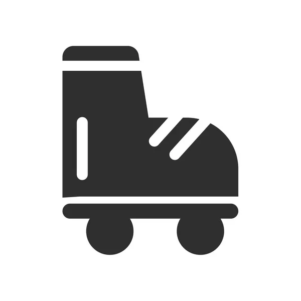 Rollschuh Symbol Vektor Isoliert Auf Weißem Hintergrund Für Ihre Web — Stockvektor