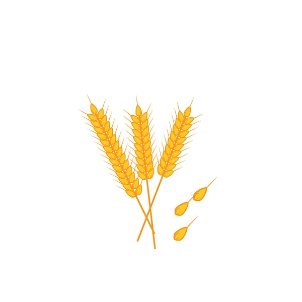 Weizen Symbol Vektor Isoliert Auf Weißem Hintergrund Für Ihr Web — Stockvektor