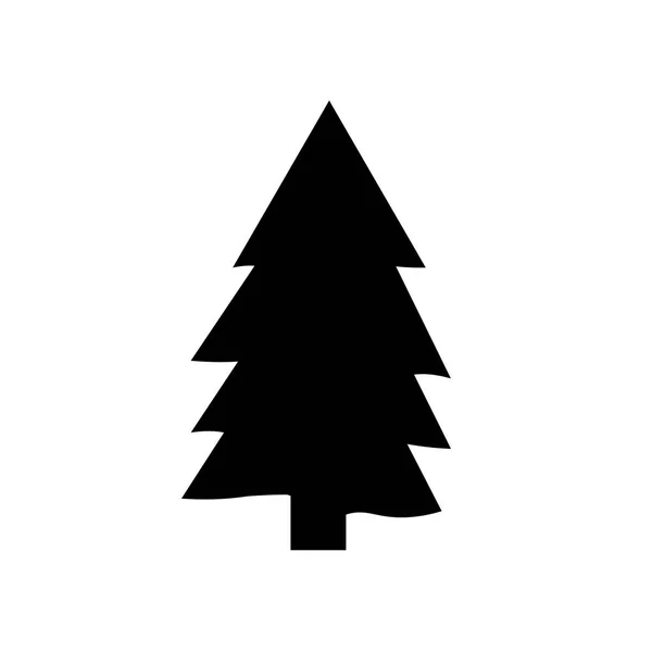 Pine Pictogram Vector Geïsoleerd Een Witte Achtergrond Voor Web Mobiele — Stockvector