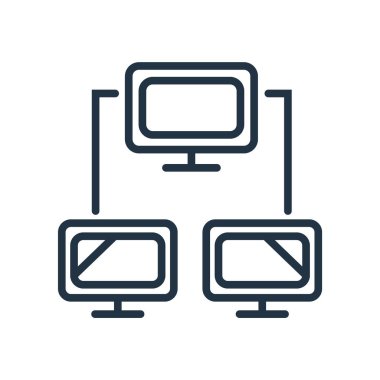 Beyaz arka plan üzerinde ağ saydam işareti izole ağ simge vektör