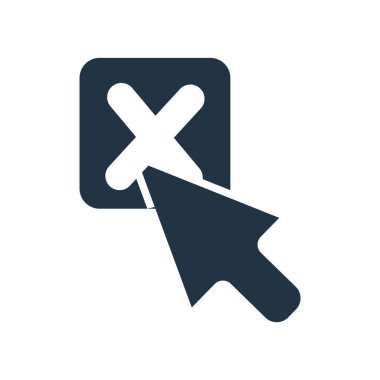 Beyaz arka plan üzerinde izole simge vektör seçin, şeffaf işareti seçin