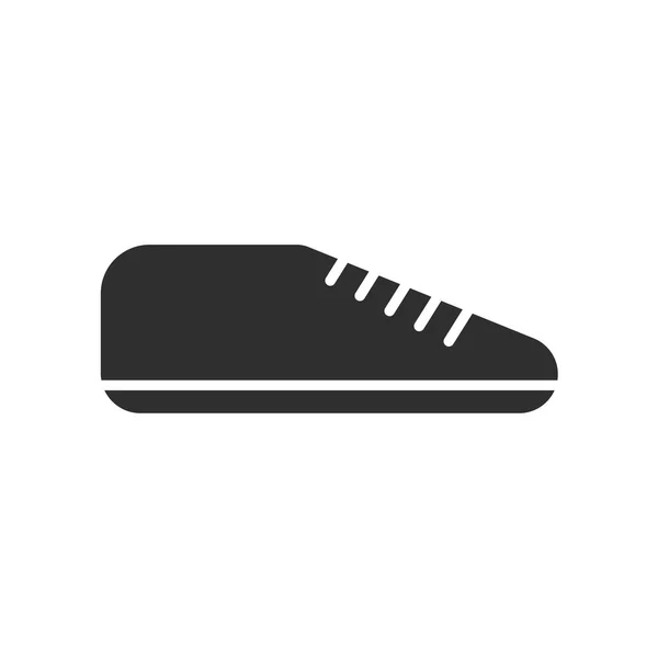 Web およびモバイル アプリのデザイン スニーカー ロゴのコンセプト 白い背景で隔離のスニーカーのアイコン ベクトル — ストックベクタ