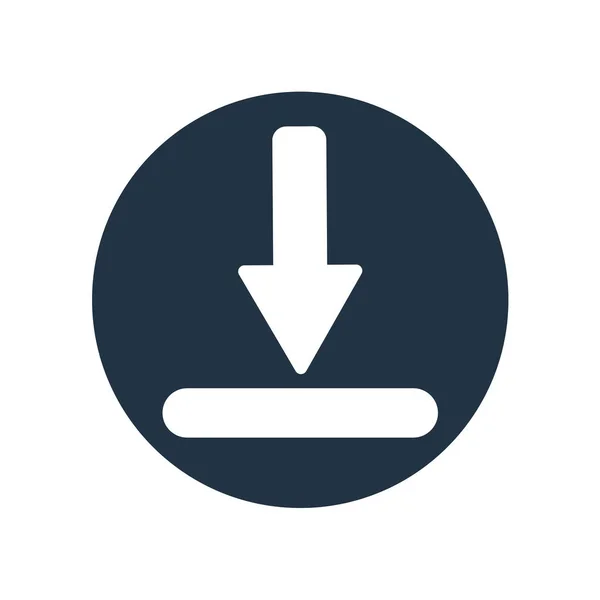 Descargar Vector Icono Aislado Sobre Fondo Blanco Descargar Signo Transparente — Vector de stock