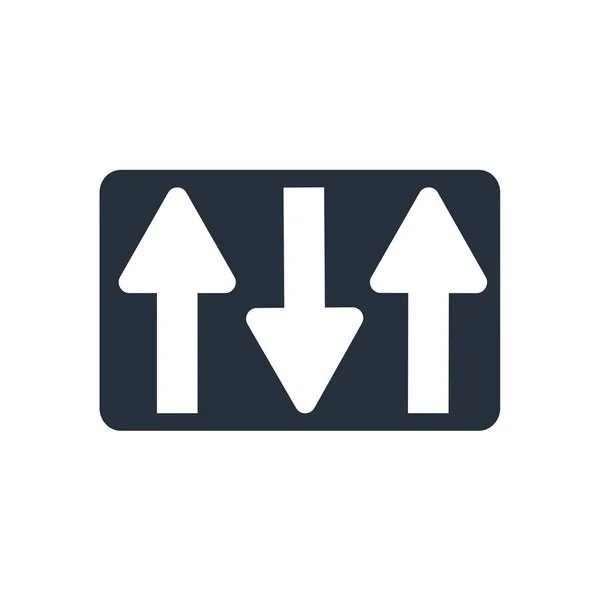 Icono Clave Vector Aislado Fondo Blanco Para Diseño Web Aplicación — Vector de stock