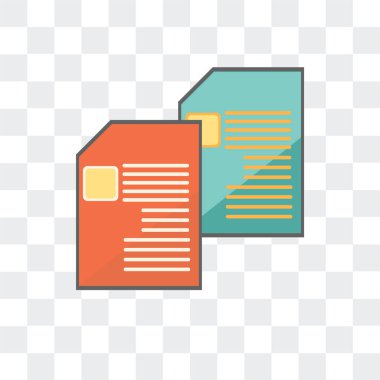 Şeffaf arka plan, metin izole metin satırları vektör simgesi 