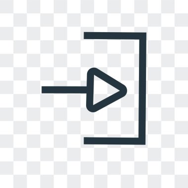  şeffaf arka plan, logo tasarımı izole vektör simgesi