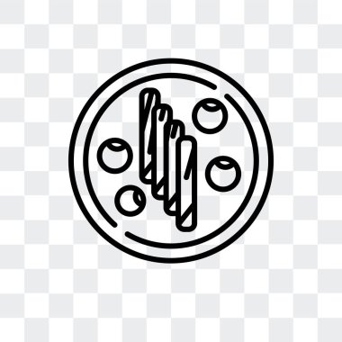 Saydam arka plan üzerinde Youtiao logo tasarımı izole Youtiao vektör simgesi