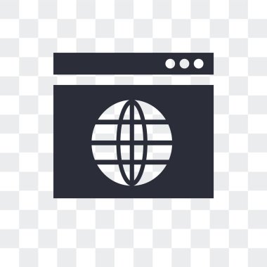 Saydam arka plan üzerinde izole net vektör simge sörf, 