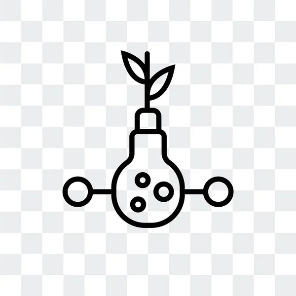 Kolf vector pictogram geïsoleerd op transparante achtergrond, kolf logo ontwerp — Stockvector