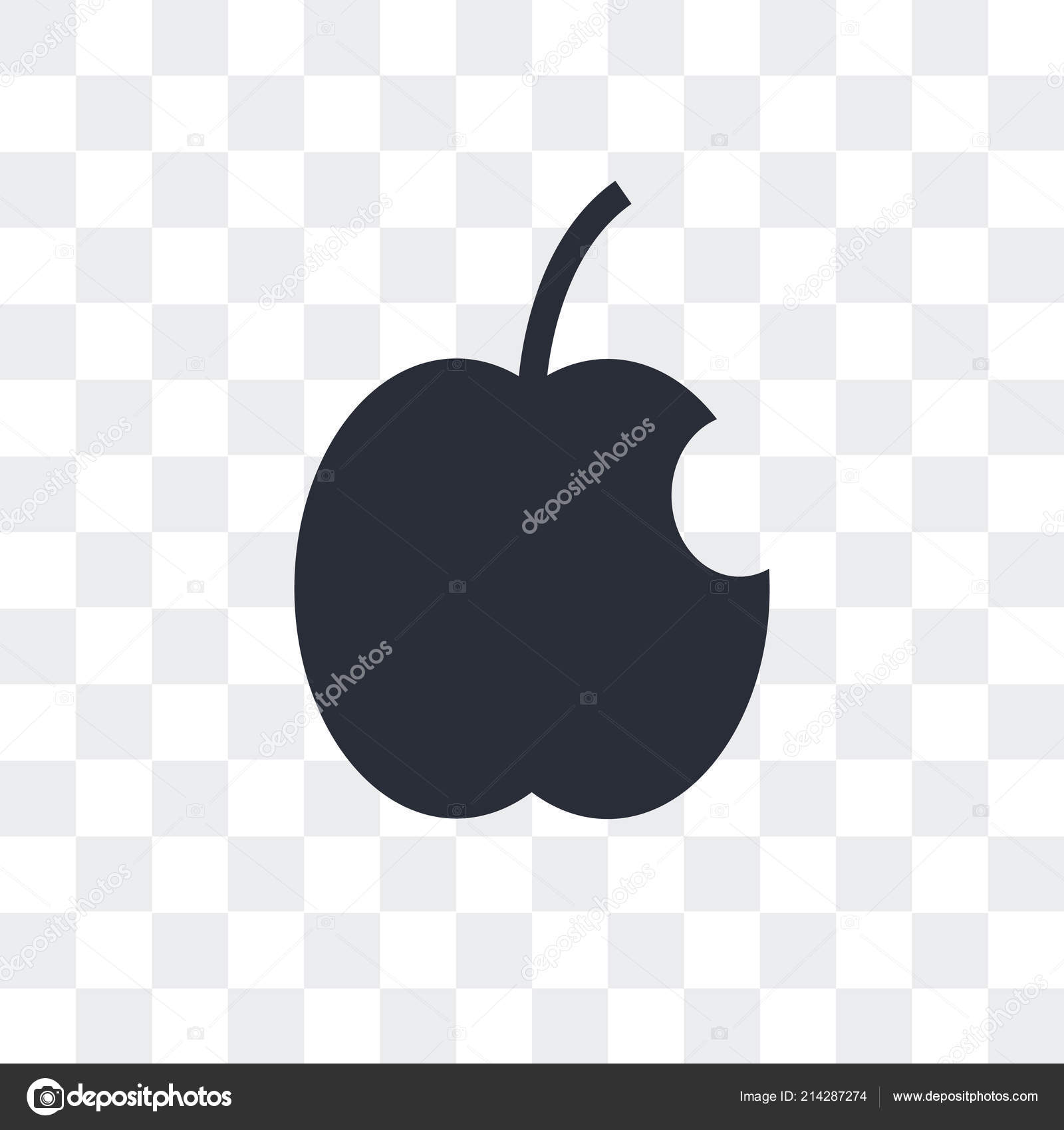 Apple Vector Icon Isolated On Transparent Background Apple Logo