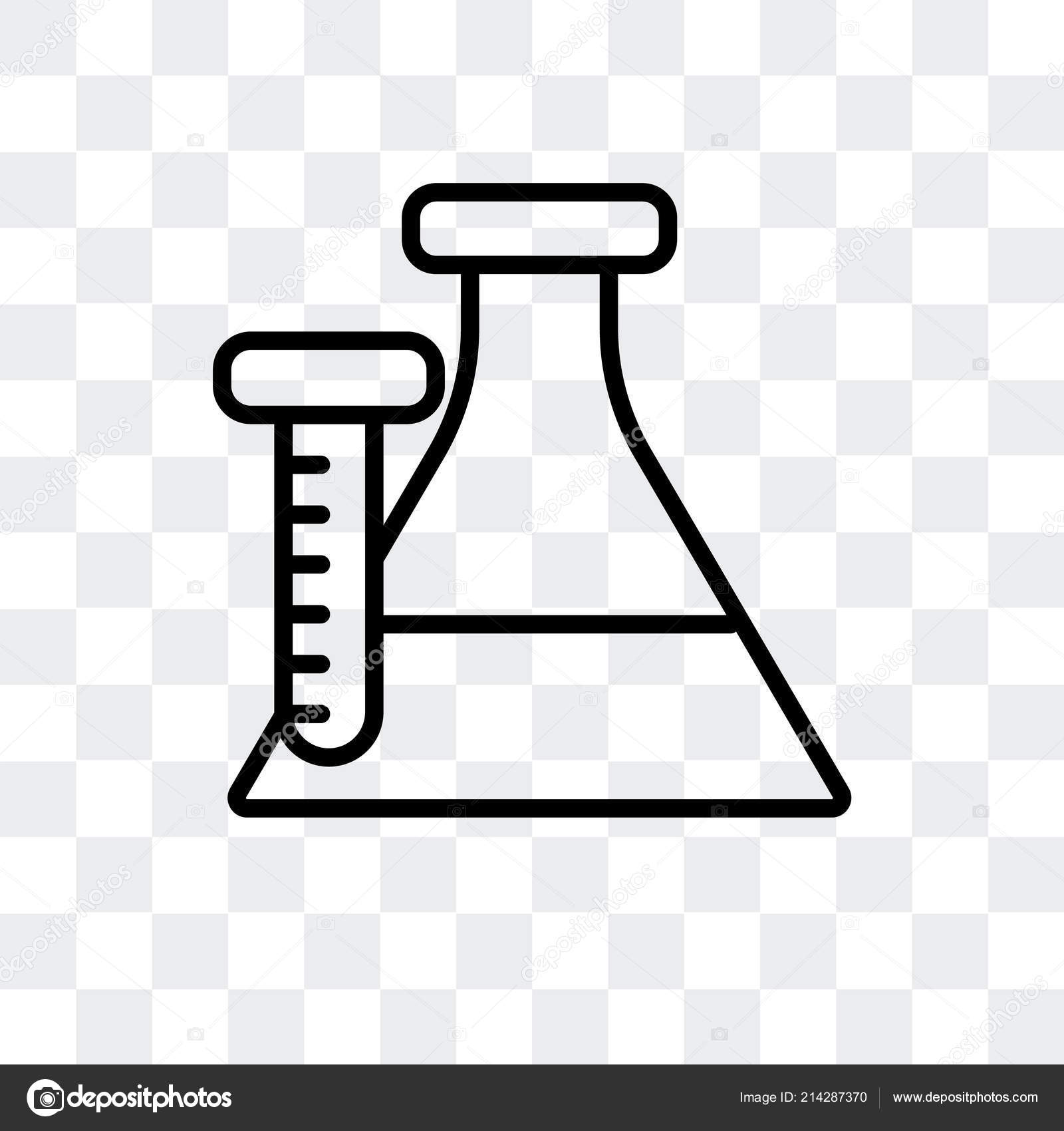 Vector Tube Logo Image Test Tube Vector Icon Isolated On