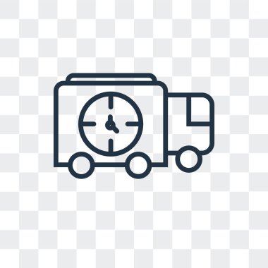 Saydam arka plan üzerinde taşıyıcı logo tasarımı izole taşıyıcı vektör simgesi