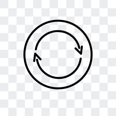 saydam arka plan üzerinde 360 derece logo tasarımı izole 360 derece vektör simgesi