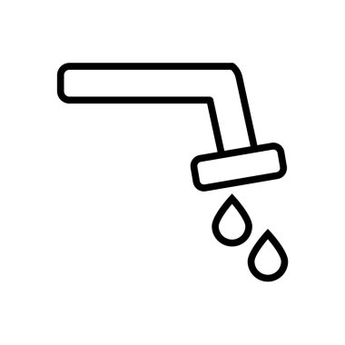 Beyaz arka plan üzerinde boru işareti izole boru simge vektör