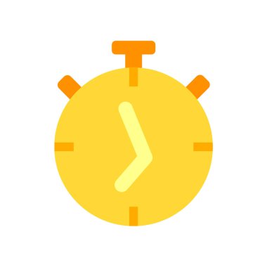 Beyaz arka plan üzerinde Stopwatche izole kronometreleri simge vektör