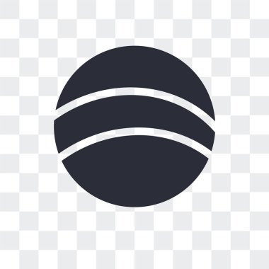 Saydam arka plan üzerinde Baske izole basketbol vektör simgesi